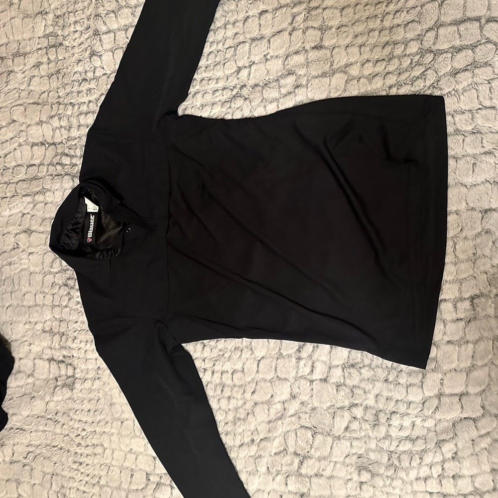 Blauer long sleeve, dark navy, women’s small and 33 length.